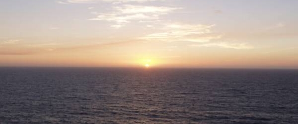 Zonsondergang Algarve Portugal